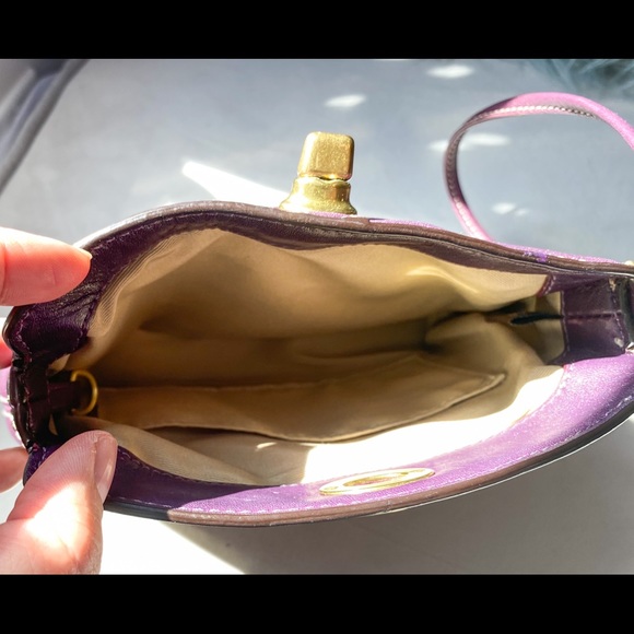 Coach Purple Wristlet - Picture 3 of 4